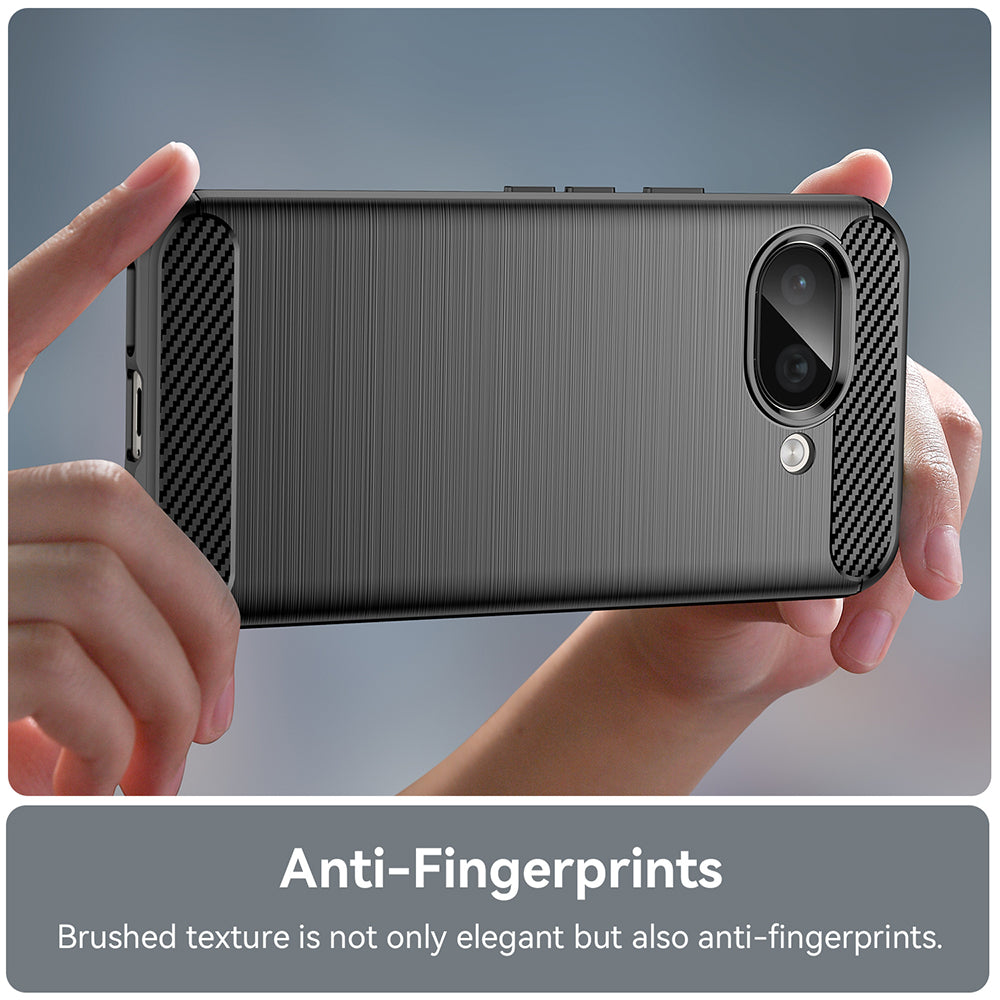 Techsuit - Carbon Silicone - Google Pixel 9a - Black