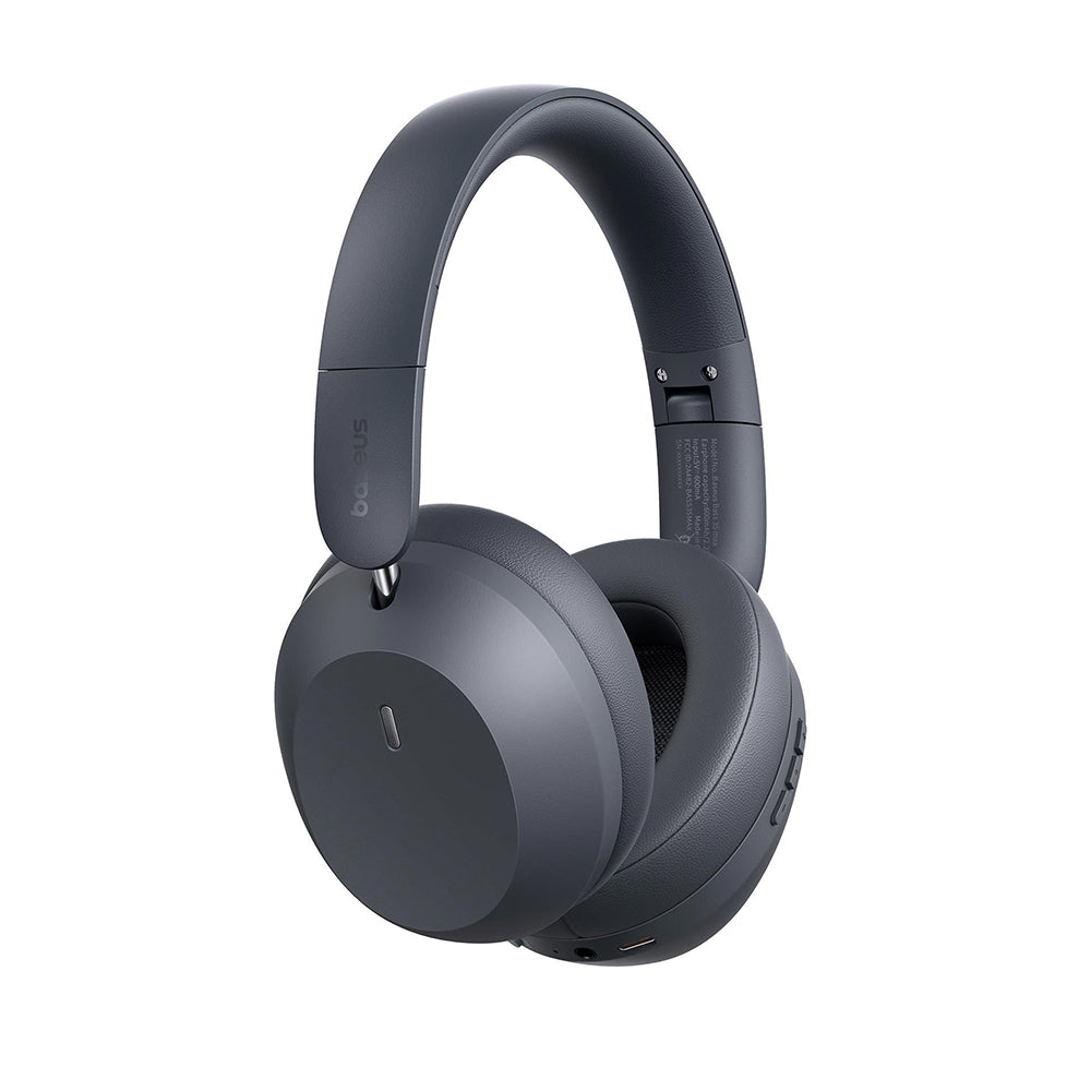 Baseus - Wireless Headphones Bass 35 Max (A00070800821-00) - On-ear, Bluetooth 5.3, Sound Isolation, Foldable - Twilight Grey