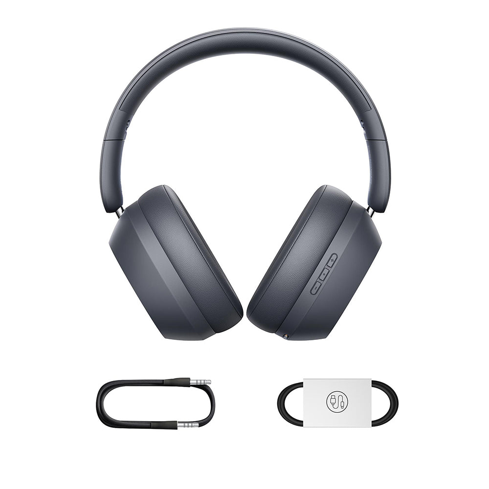Baseus - Wireless Headphones Bass 35 Max (A00070800821-00) - On-ear, Bluetooth 5.3, Sound Isolation, Foldable - Twilight Grey