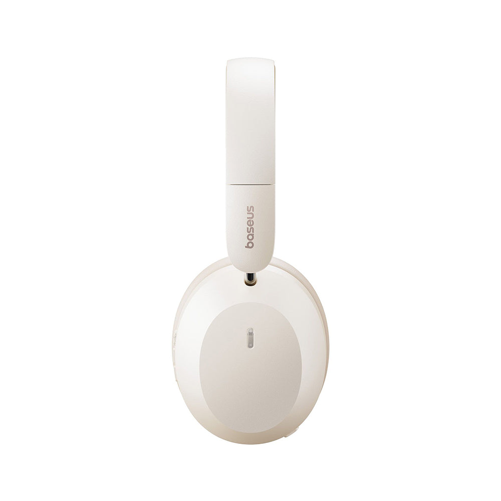 Baseus - Wireless Headphones Bass 35 Max (A00070800221-00) - On-ear, Bluetooth 5.3, Sound Isolation, Foldable - Stellar White