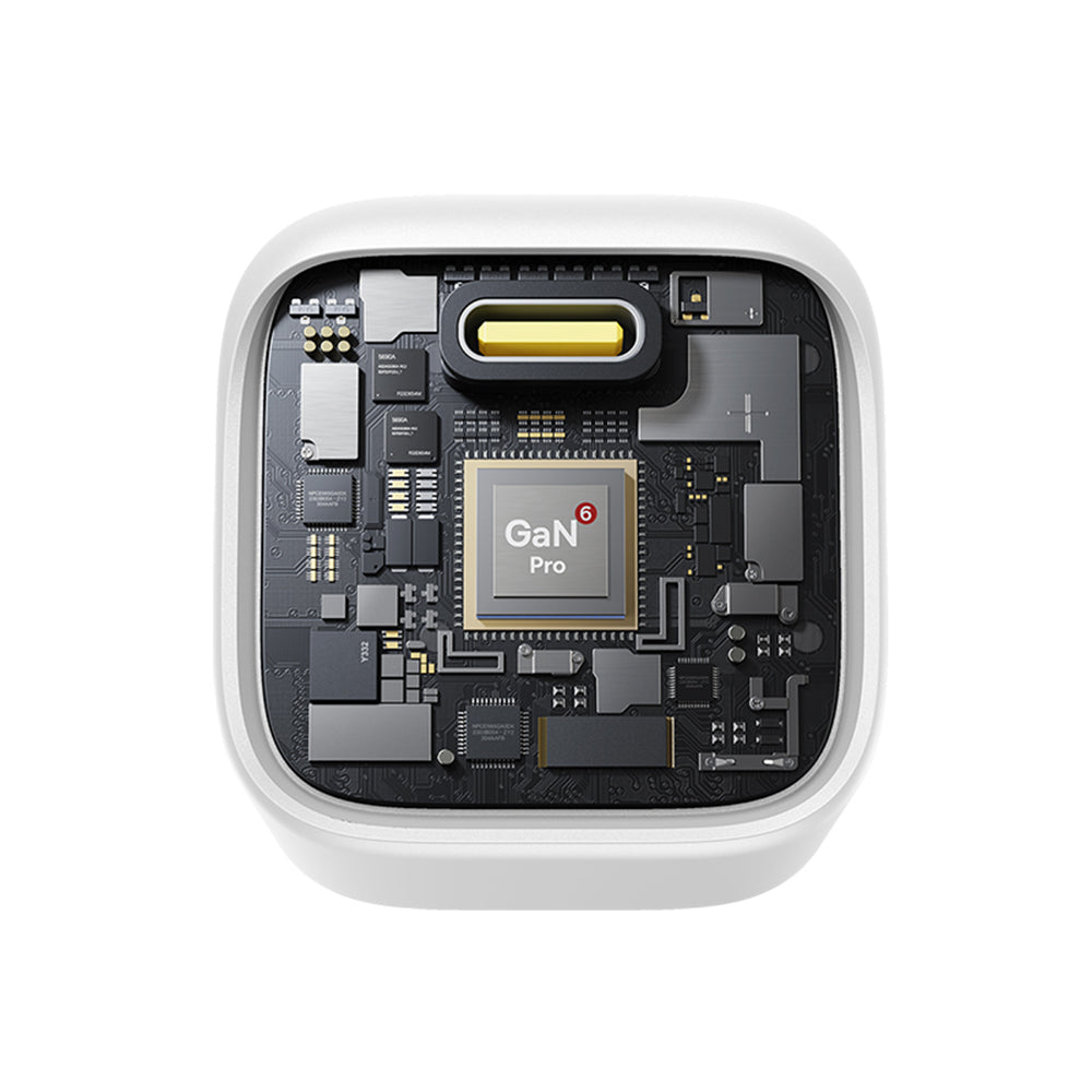 Baseus - Wall Charger PicoGo (P10176800213-00) - GaN, Fast Charging, 45W, USB-C - Moon White