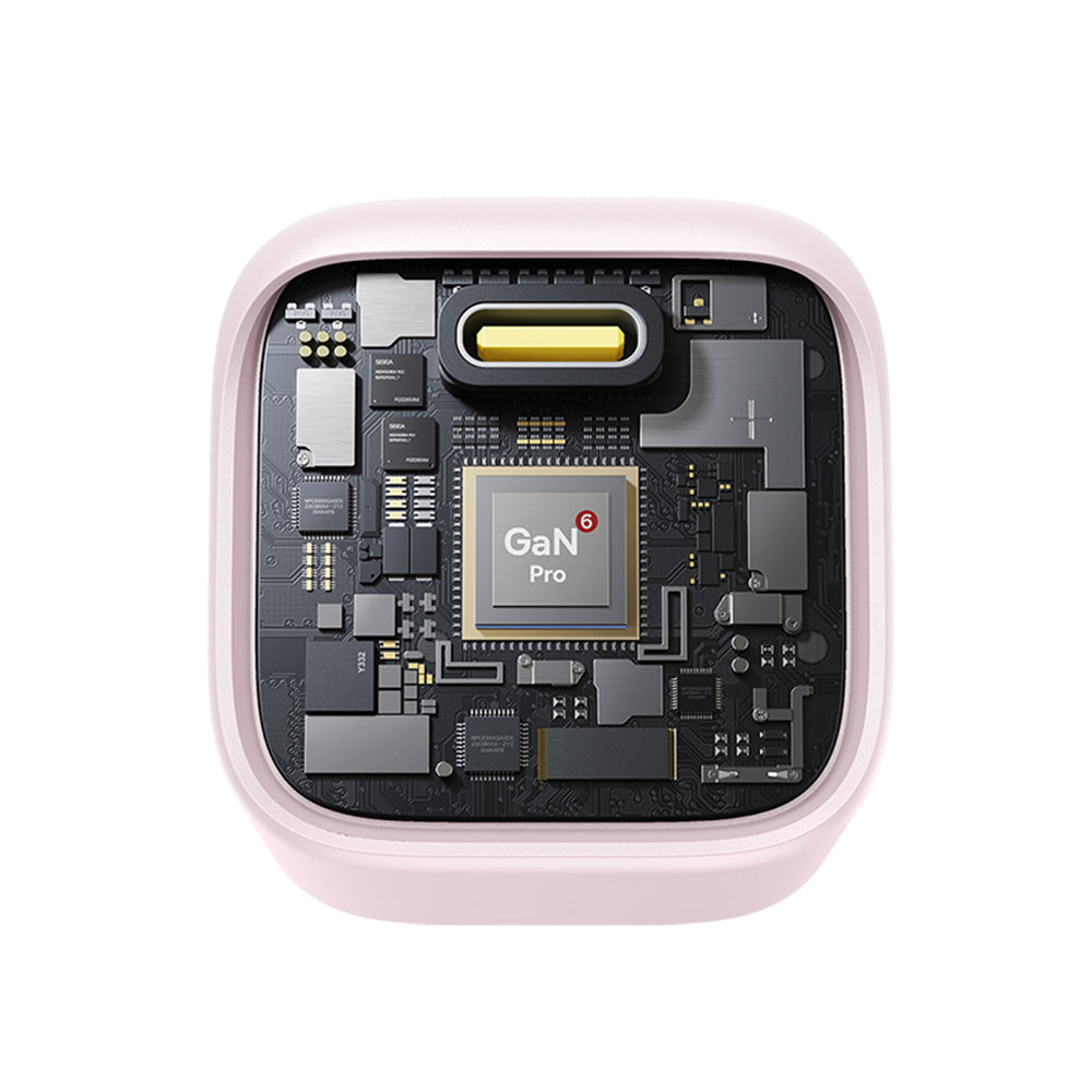 Baseus - Wall Charger PicoGo (P10176800413-00) - GaN, Fast Charging, 45W, USB-C - Baby Pink