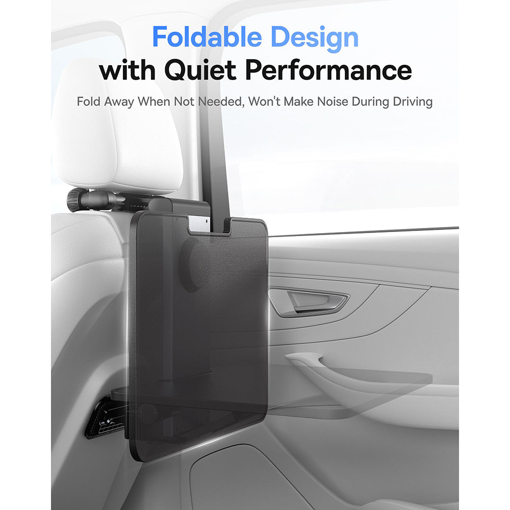 Baseus - Car Holder MagPro II (C40272901121-00) - for Backseat Headrests, Cup Holder, 360° Phone Mount, Table - Cosmic Black