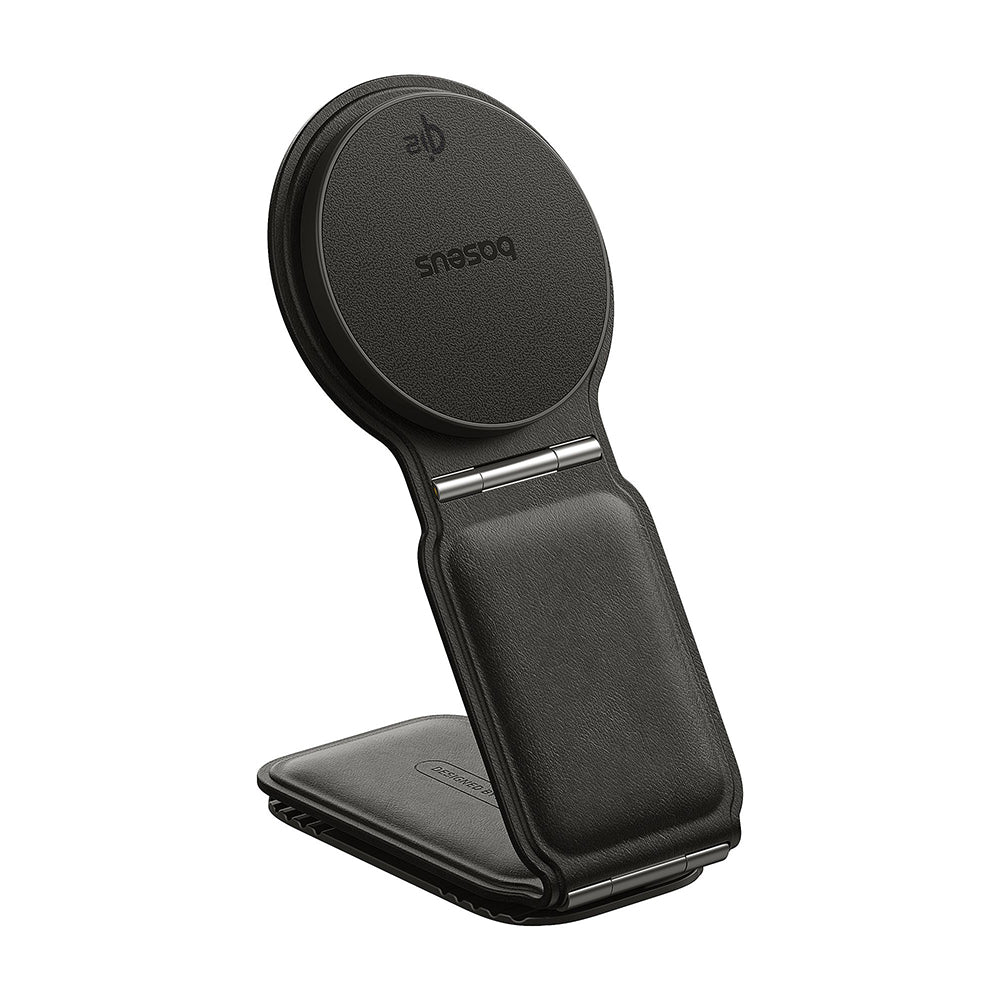 Baseus - Car Holder with Wireless Charging PrimeTrip C02 (C40169003111-00) - Magnetic Grip for Dashboard, 15W - Cluster Black