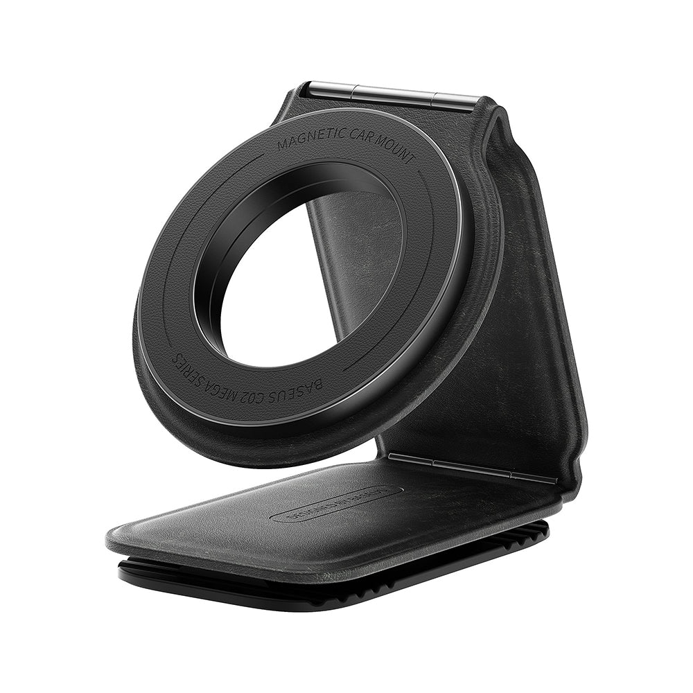 Baseus - Car Holder PrimeTrip Series C02 (C40169002113-00) - PU Leather, 360°, 25N, Versatile Mounting Option - Cluster Black