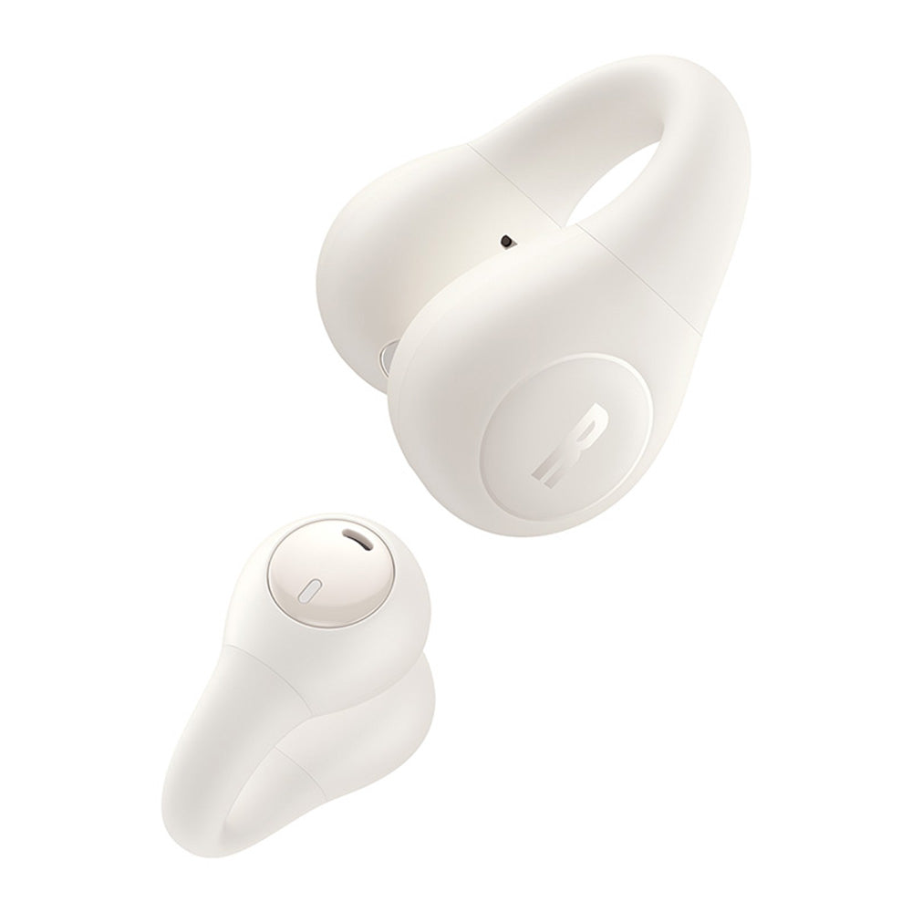 Baseus - Wireless Earbuds Bass 15 Clip (A00079500223-00) - True Wireless, ENC, Bluetooth 5.4, Open-ear, USB-C - Stellar White