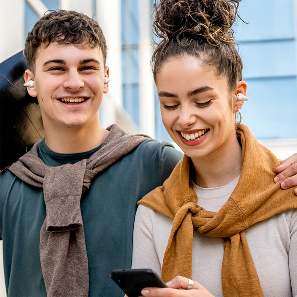 Baseus - Wireless Earbuds Bass 15 Clip (A00079500223-00) - True Wireless, ENC, Bluetooth 5.4, Open-ear, USB-C - Stellar White