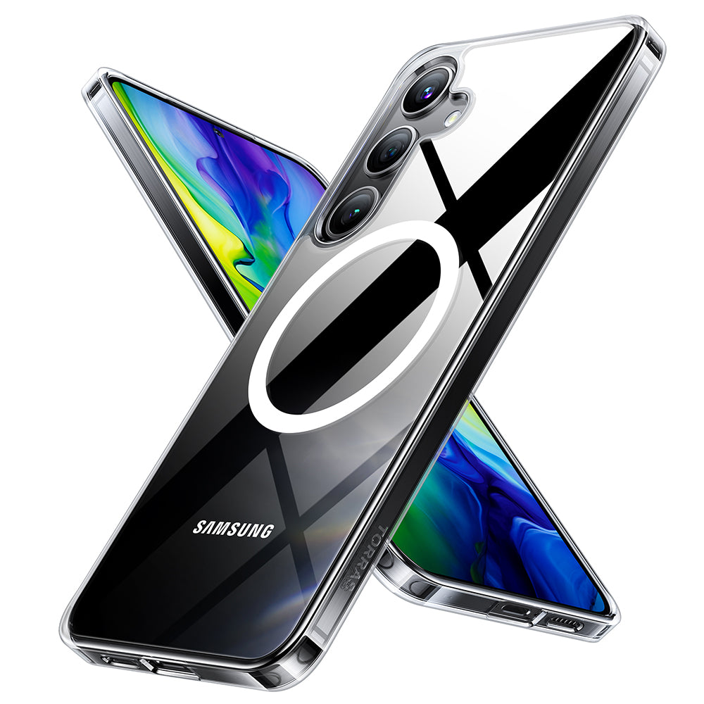 Torras - Diamond MagSafe Series - Samsung Galaxy S24 - Clear