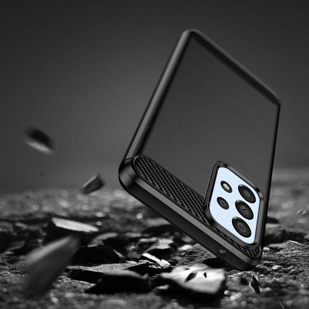 Techsuit - Carbon Silicone - Samsung Galaxy A23 4G / A23 5G - Black