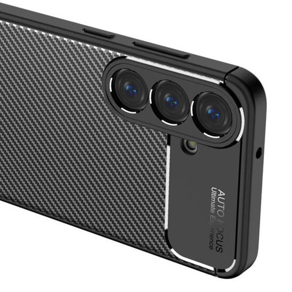 Techsuit - CarbonFiber - Galaxy S25 - Black