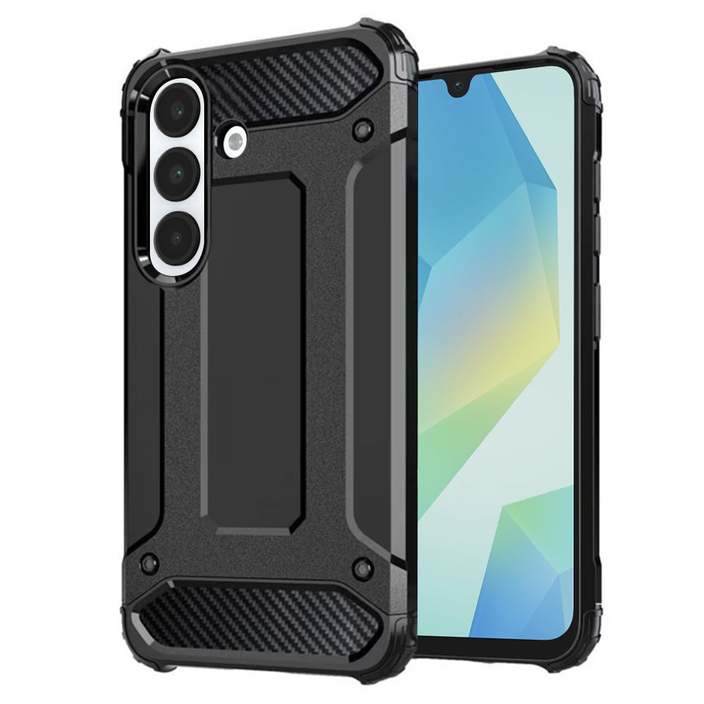 Techsuit - Hybrid Armor - Samsung Galaxy A16 4G / A16 5G / A17 4G / A17 5G - Black