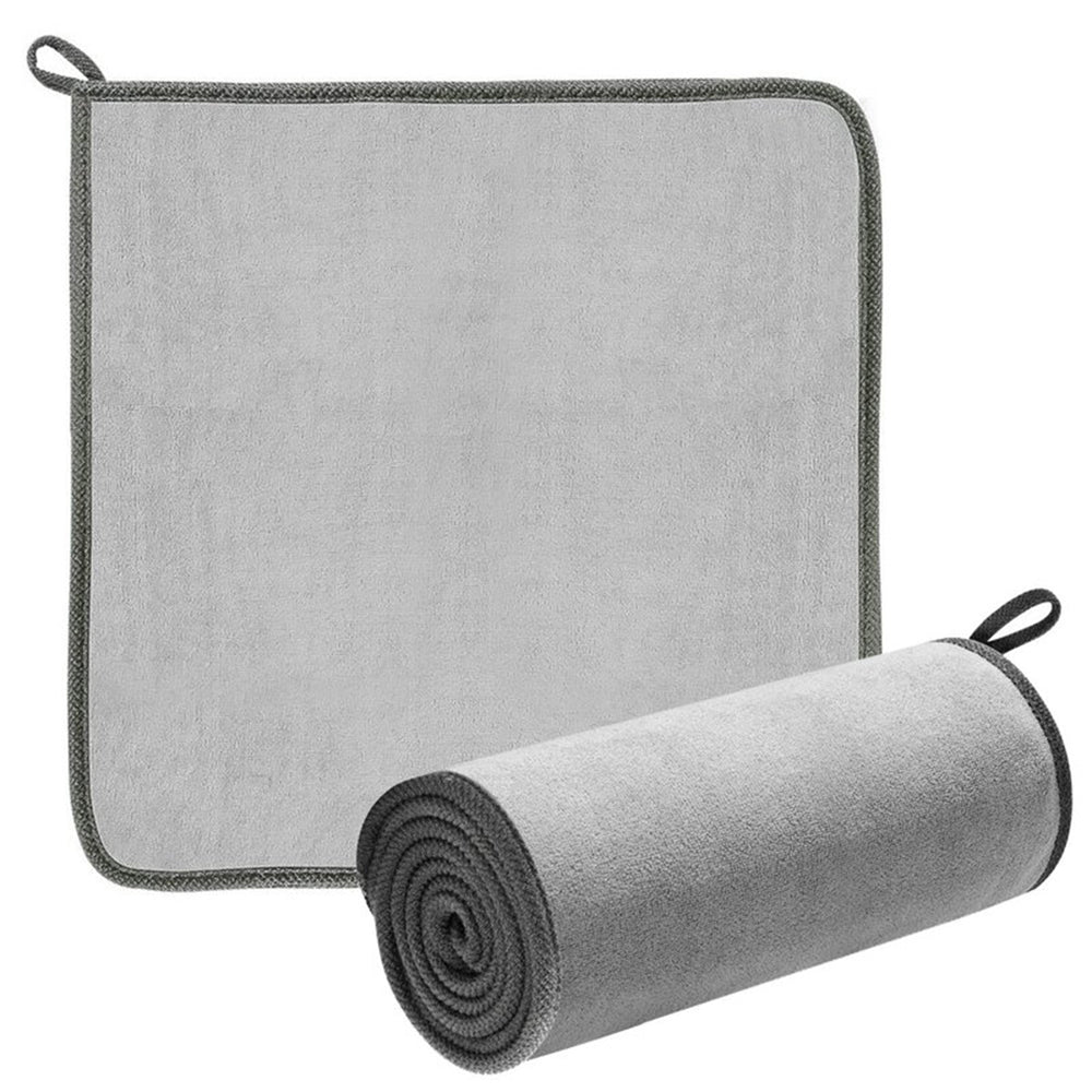 Baseus - Car Drying Towel (CRXCMJ-0G) - High-Quality Microfiber, for Detailing, No Fiber/Color Loss, Universal, 40x40cm - Grey