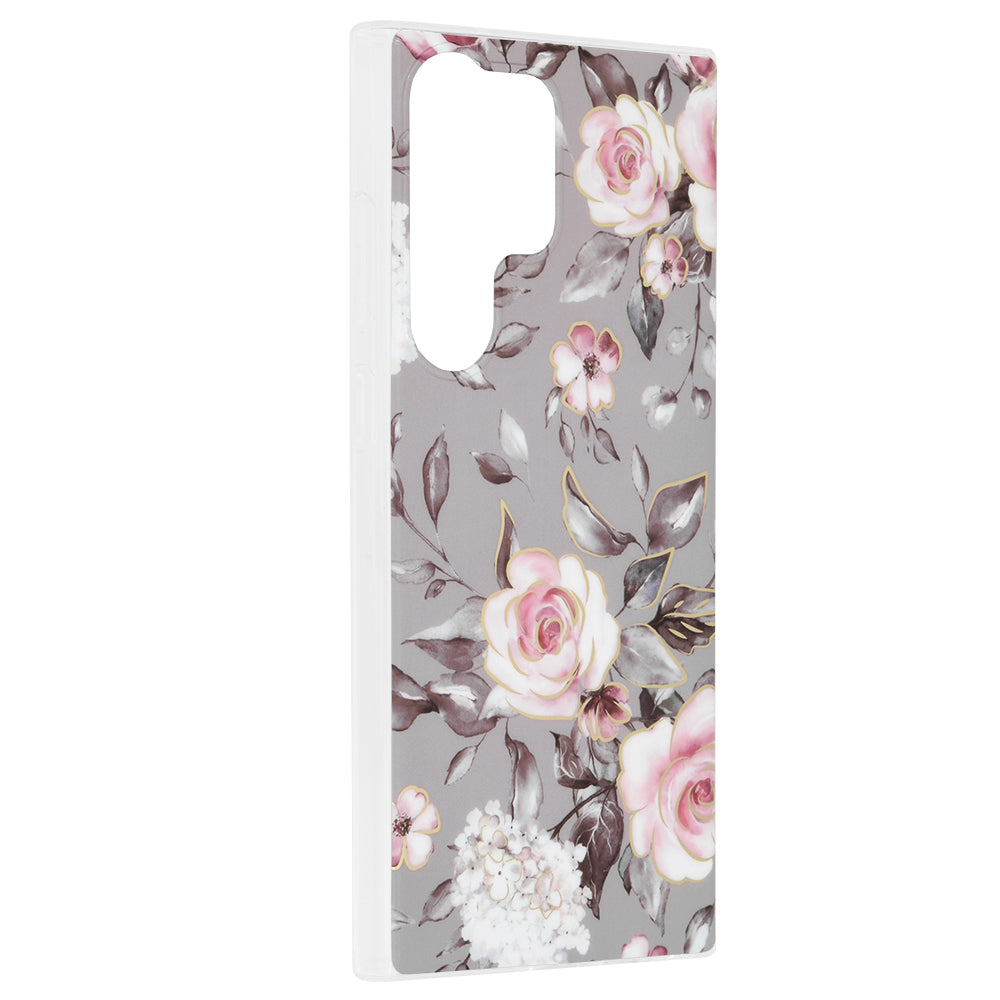 Techsuit - Marble Series - Samsung Galaxy S23 Ultra - Bloom of Ruth Gray