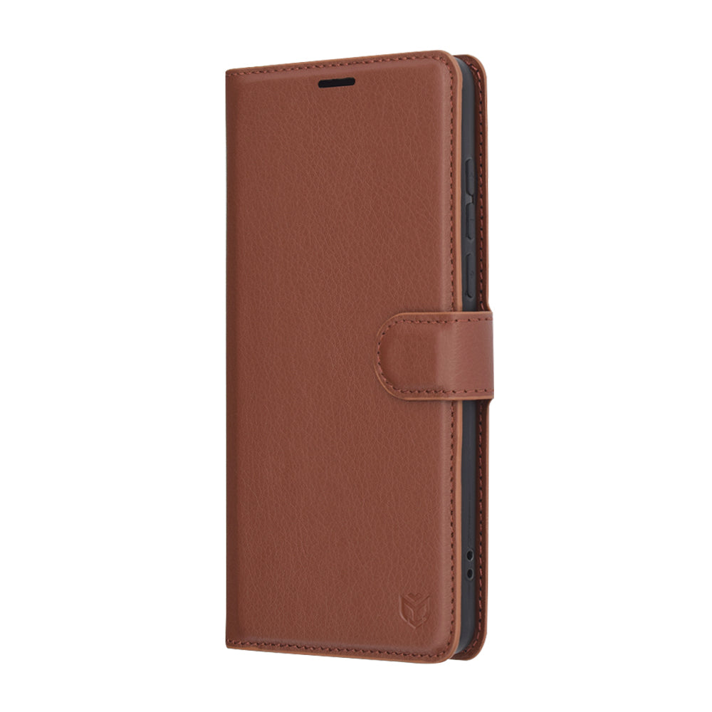 Techsuit - Leather Folio - OnePlus 13 - Brown
