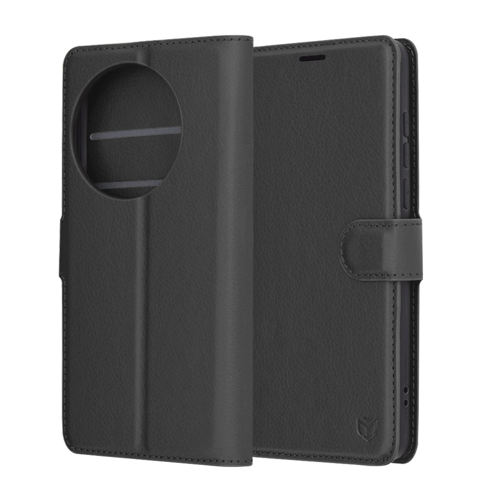 Techsuit - Leather Folio - OnePlus 13 - Black