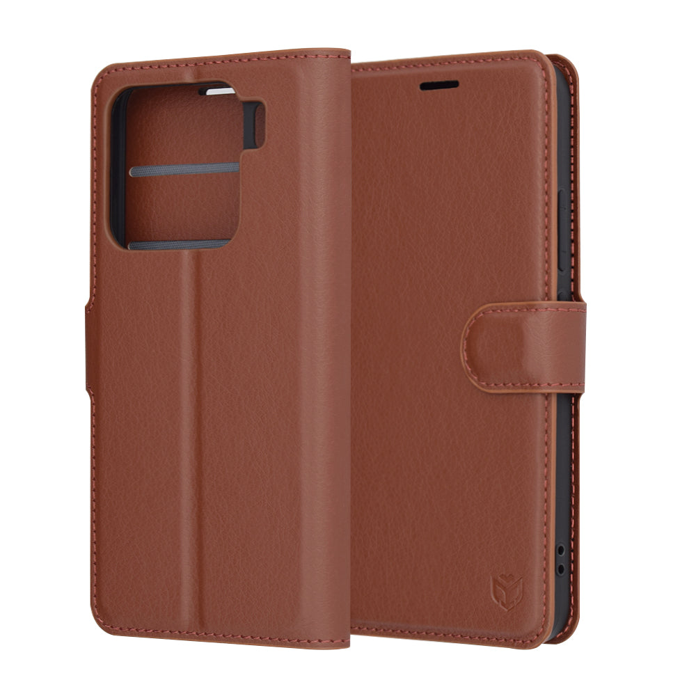 Techsuit - Leather Folio - Xiaomi 15 - Brown