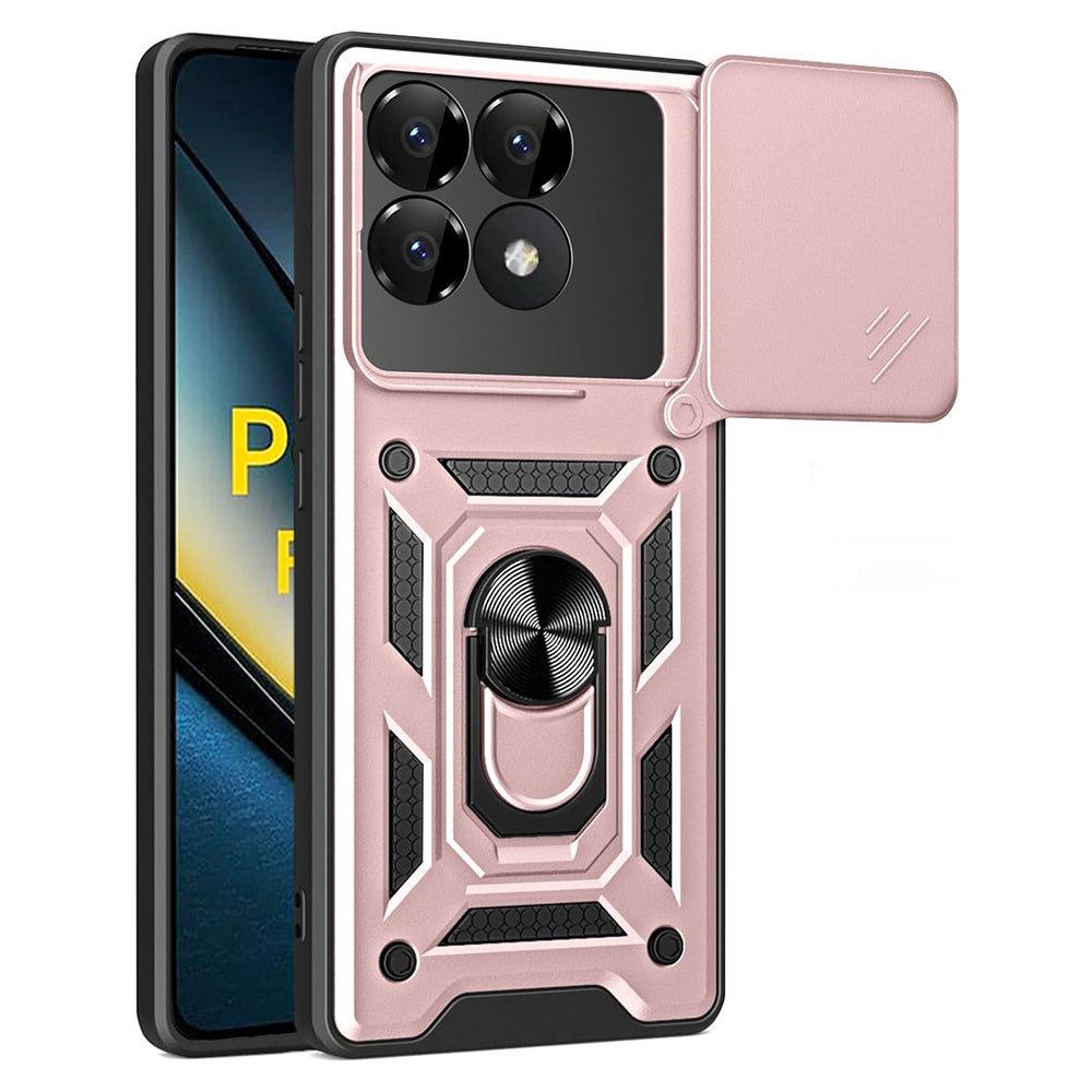 Techsuit - CamShield Series - Xiaomi Poco F6 Pro - Rose Gold