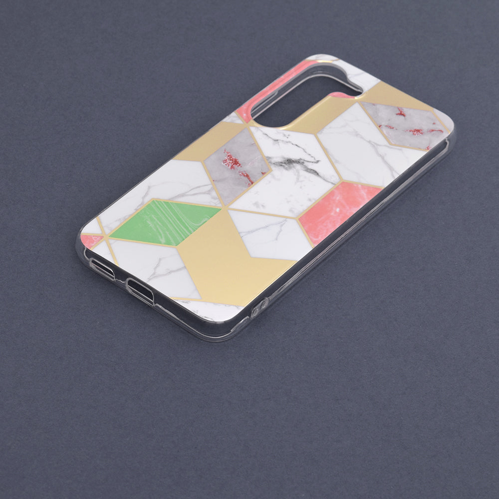 Techsuit - Marble Series - Samsung Galaxy S23 - Purple Hex