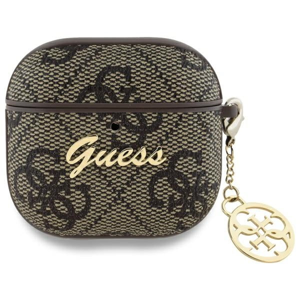Guess - 4G Charm Collection (GUA4G4GSMW) - Apple AirPods 4 - Brown
