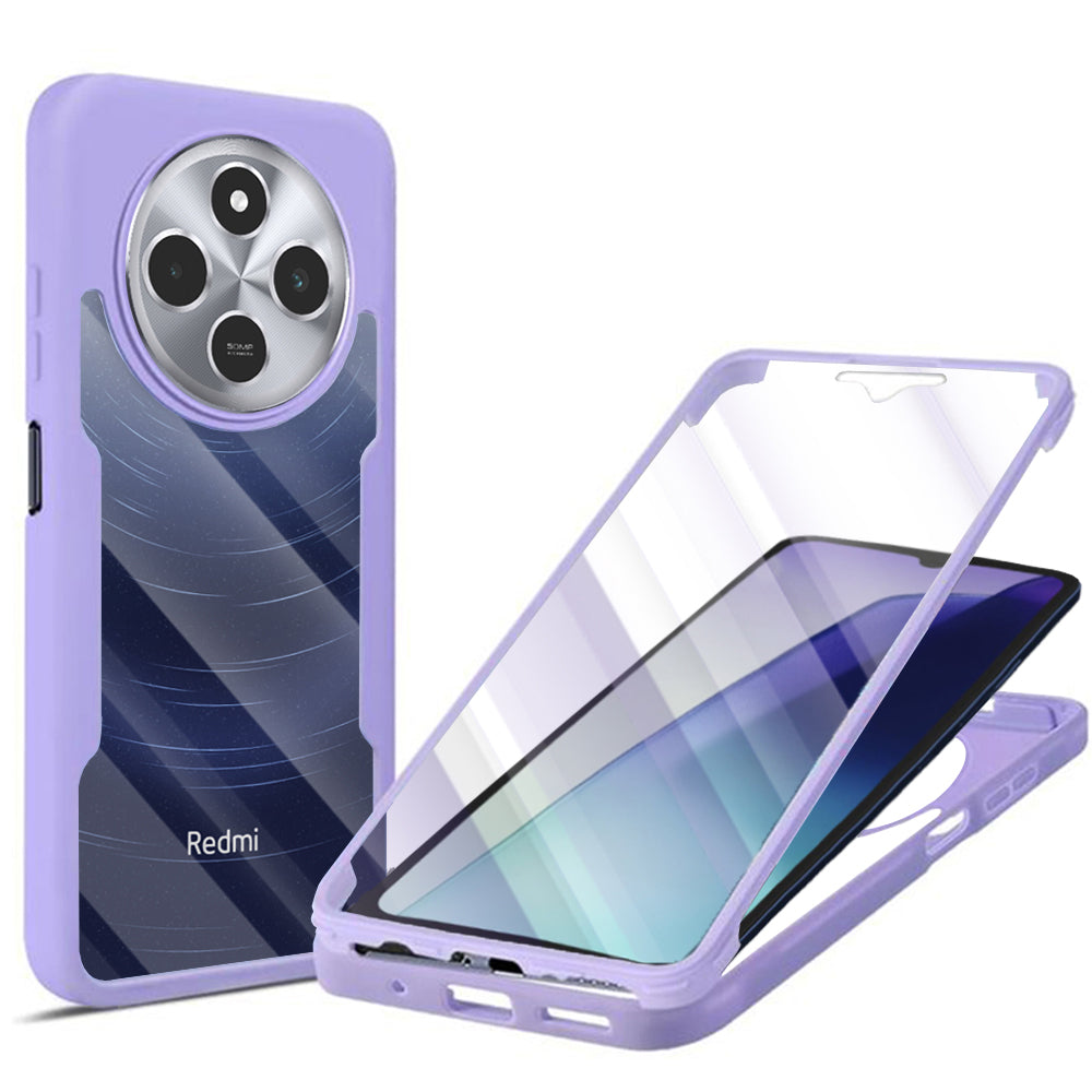 Techsuit - ColorVerse 360 Series + Screen Protector - Xiaomi Redmi 14C / Poco C75 - Purple