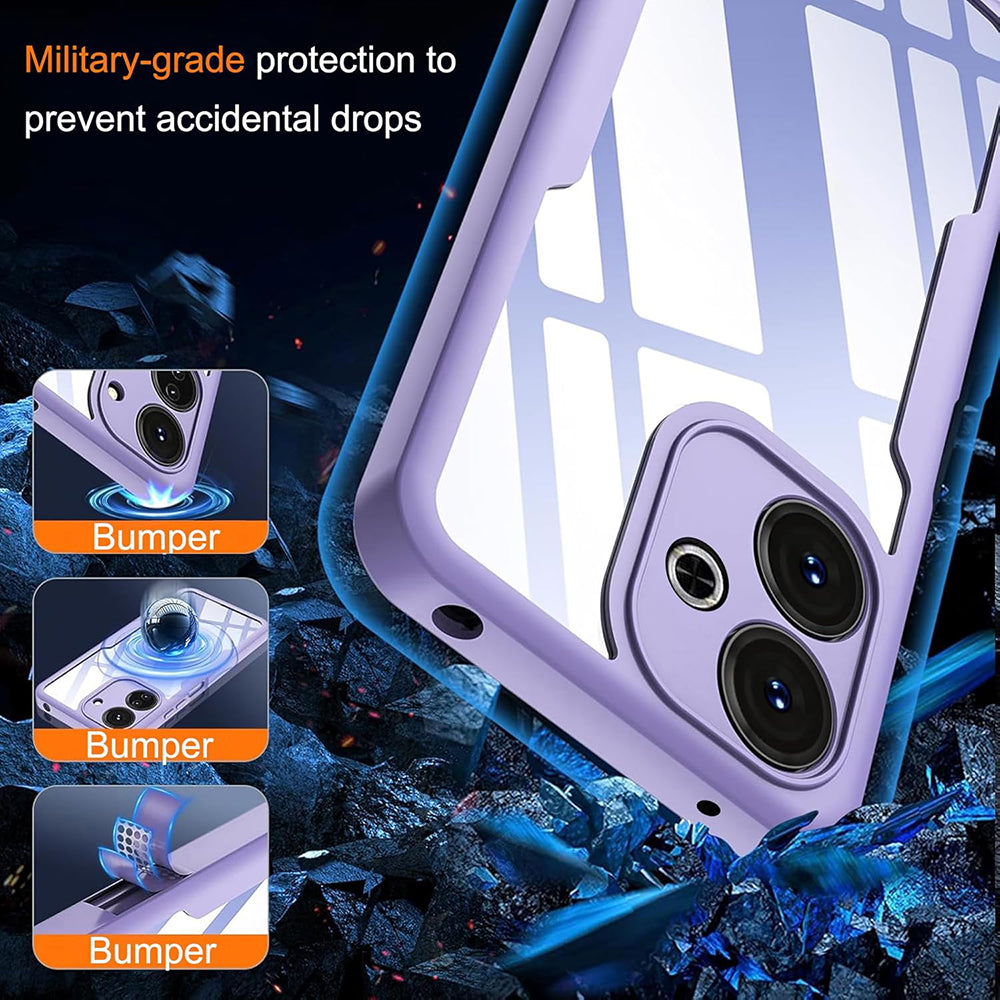 Techsuit - ColorVerse 360 Series + Screen Protector - Xiaomi Redmi Note 14 Pro 5G / Note 14 Pro+ 5G / Poco X7 - Purple