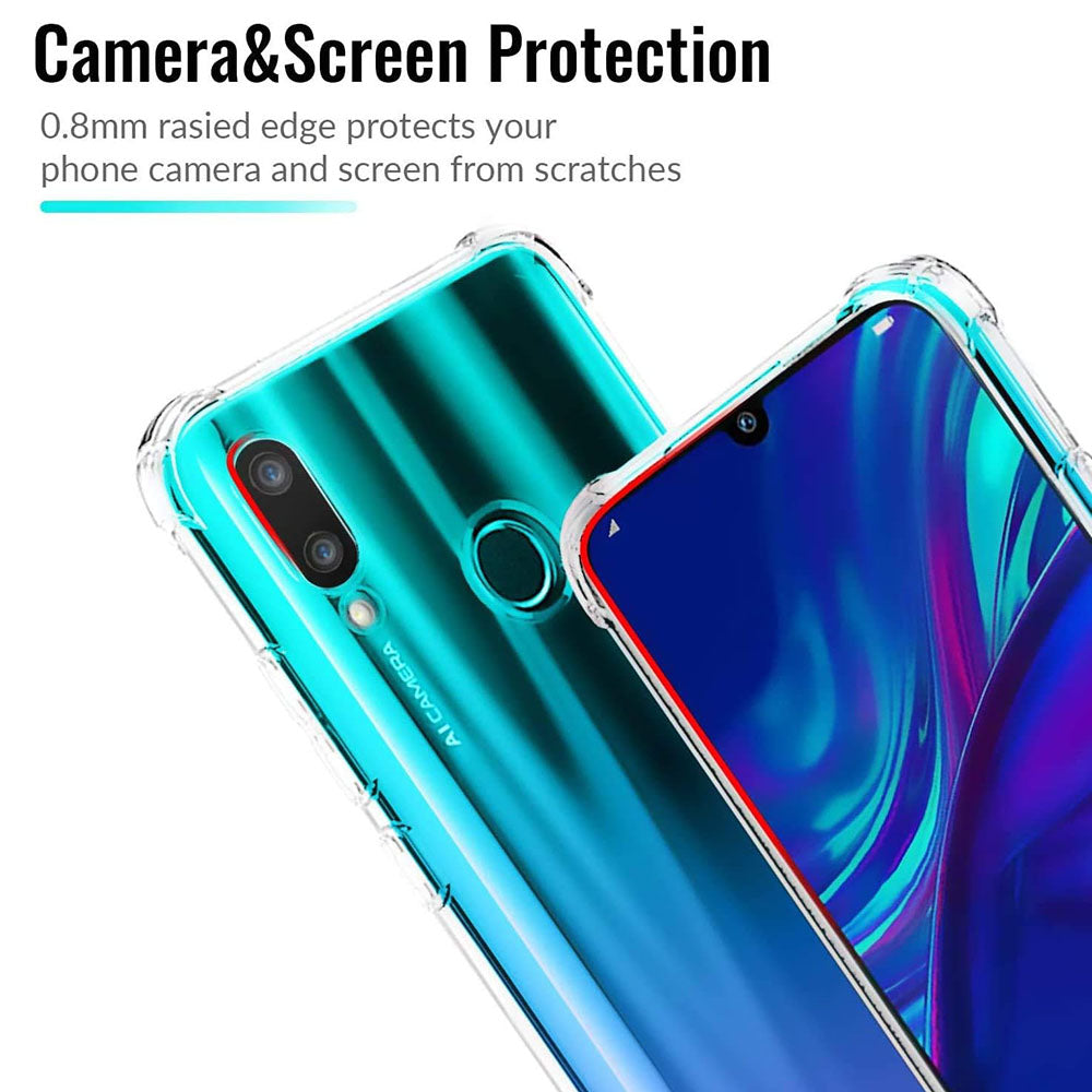 Techsuit - Shockproof Clear Silicone - Huawei P Smart 2019 - Clear