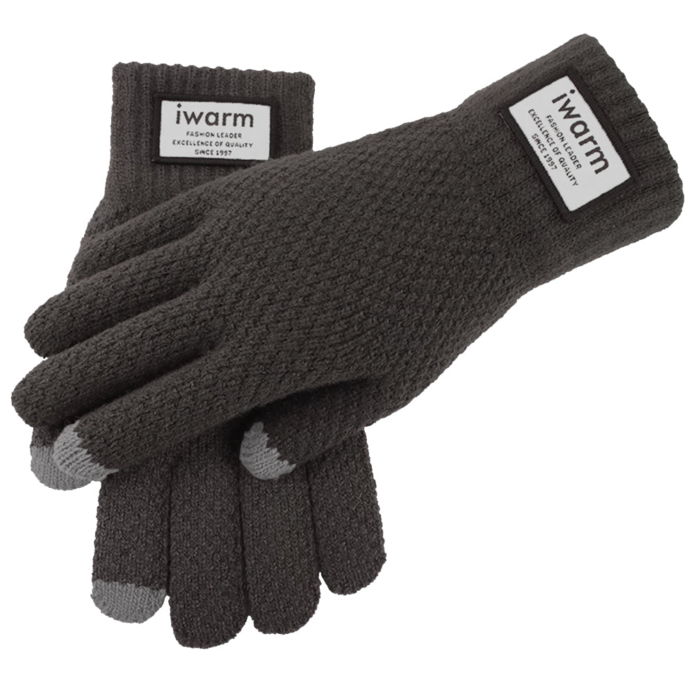 iWarm - Touchscreen Gloves (ST0007) - Wool - Gray