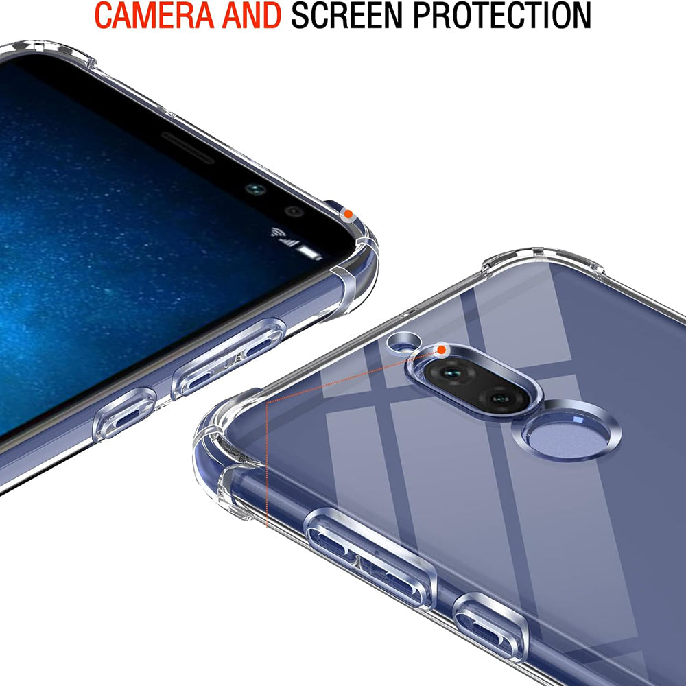 Techsuit - Shockproof Clear Silicone - Huawei Mate 10 Lite - Clear