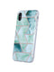 Geometric Marmur Case For Iphone 12 Mini Green – Θήκη για κινητό από το PhoneBazaar.gr