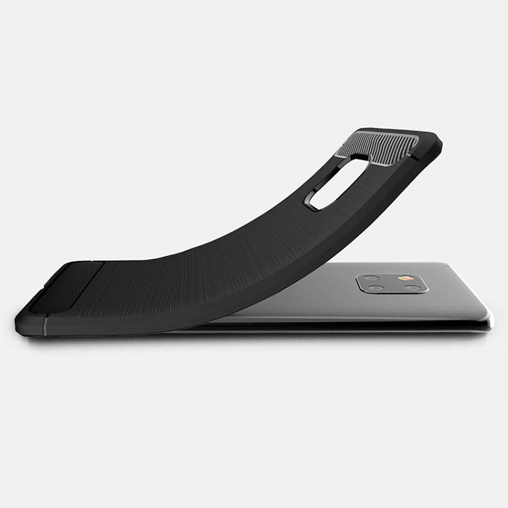 Techsuit - Carbon Silicone - Huawei Mate 20 Pro - Black