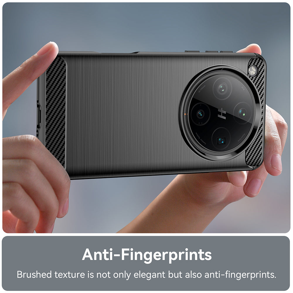 Techsuit - Carbon Silicone - Oppo Find X8 Pro - Black