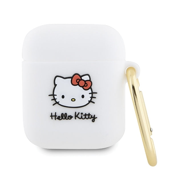 Hello Kitty - Silicone 3D Kitty Head (HKA23DKHSH) - for Apple AirPods 1 / AirPods 2 - White
