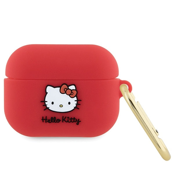 Hello Kitty - Silicone 3D Kitty Head (HKAP3DKHSF) - for Apple AirPods Pro 1 - Red