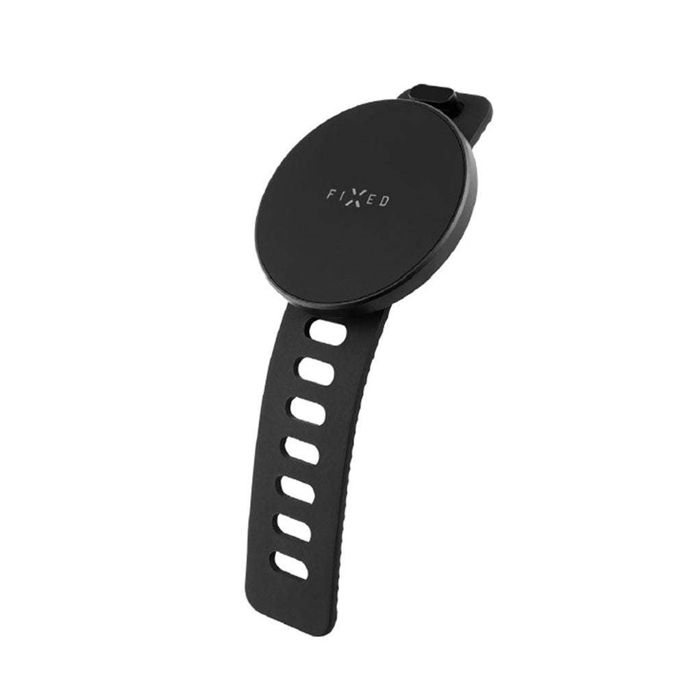 Fixed - Fitness Phone Holder (FIXMGA-BK) - with Adjustable Diameter, N54 Magnets, Soft-touch Surface - Black