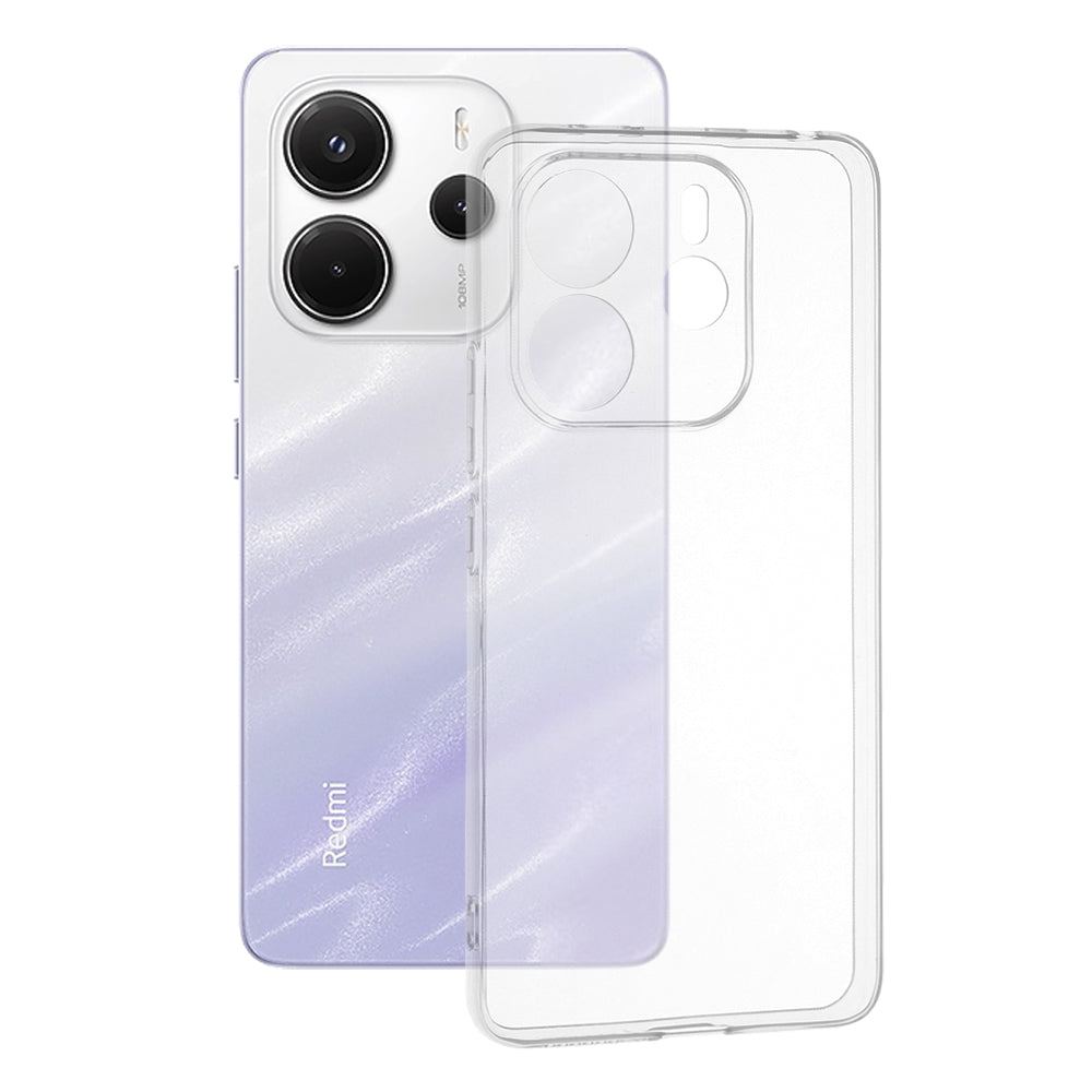 Techsuit - Clear Silicone - Xiaomi Redmi Note 14 4G (Regional) - Transparent