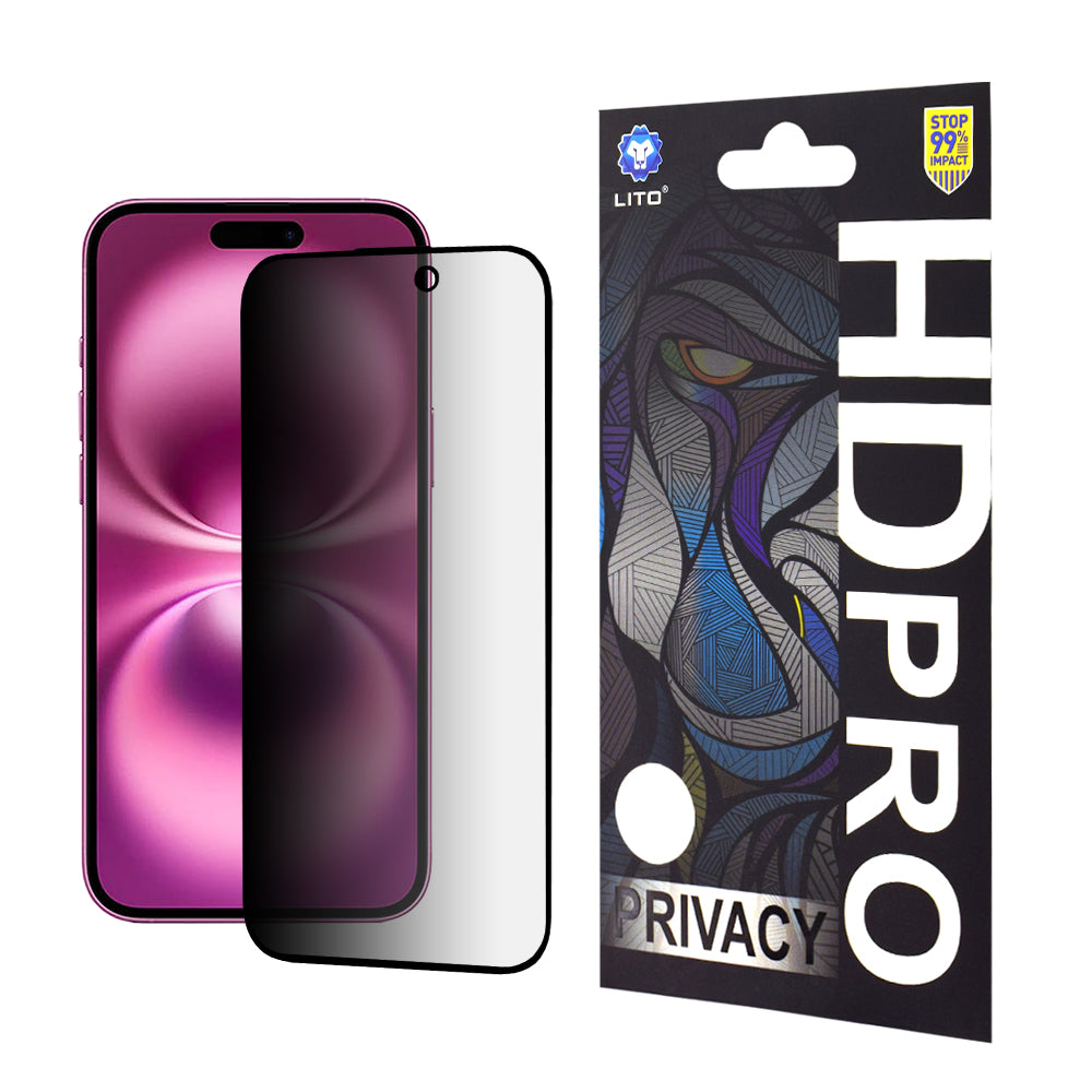 Lito - HD Pro Privacy - iPhone 16 Plus - Black