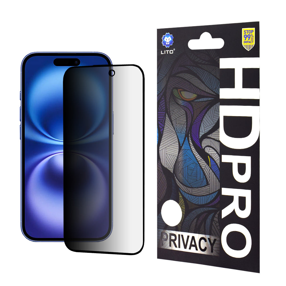 Lito - HD Pro Privacy - iPhone 16 - Black