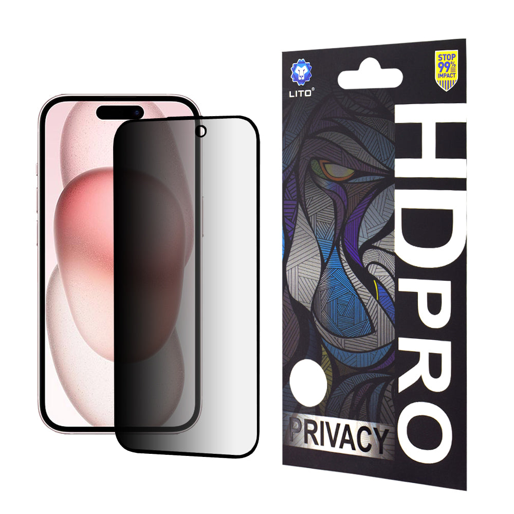 Lito - HD Pro Privacy - iPhone 15 - Black