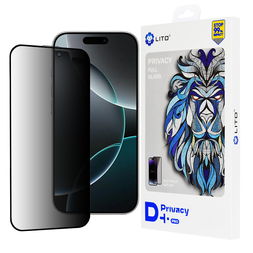 Lito - D+ Pro Privacy - iPhone 16 Pro - Black