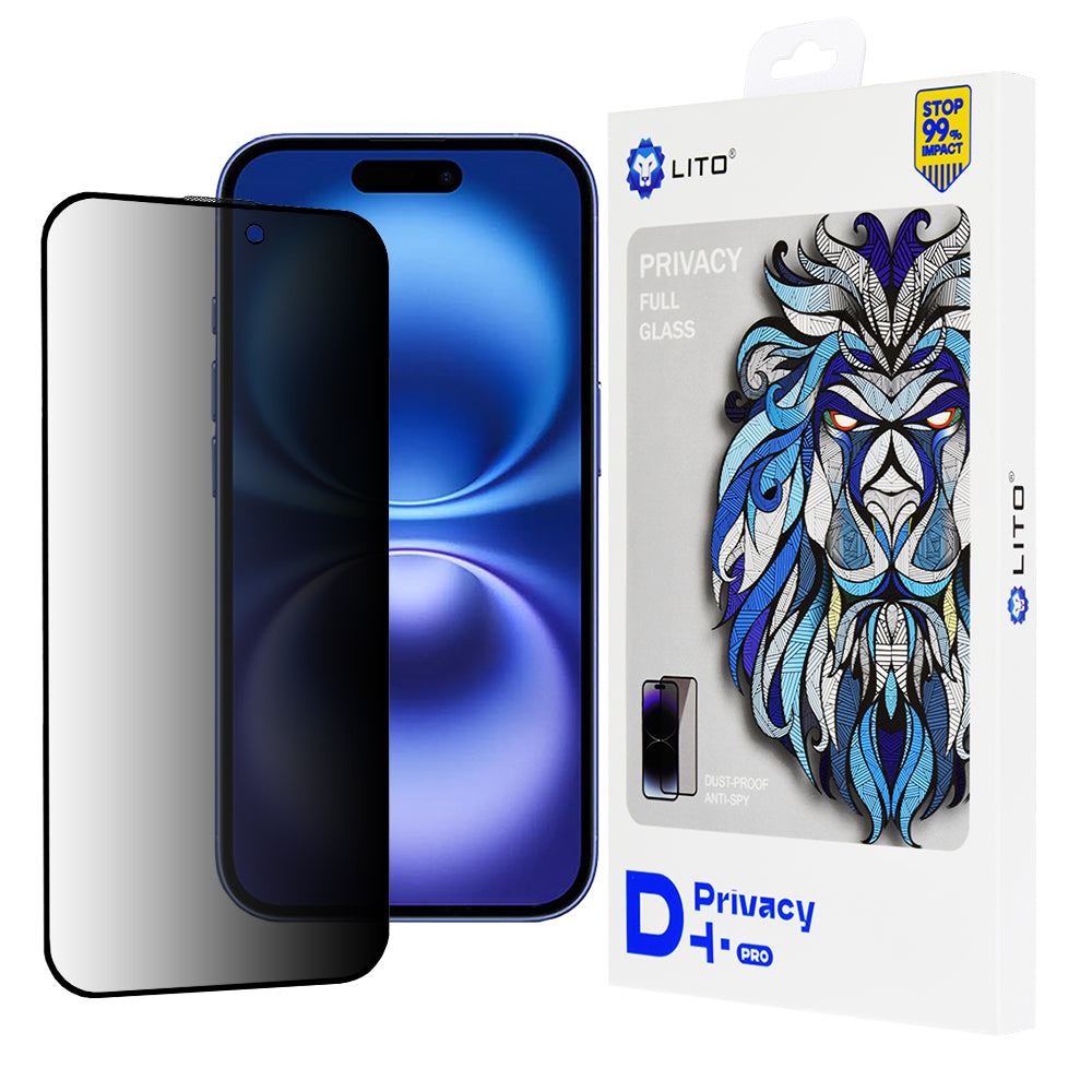 Lito - D+ Pro Privacy - iPhone 16 - Black