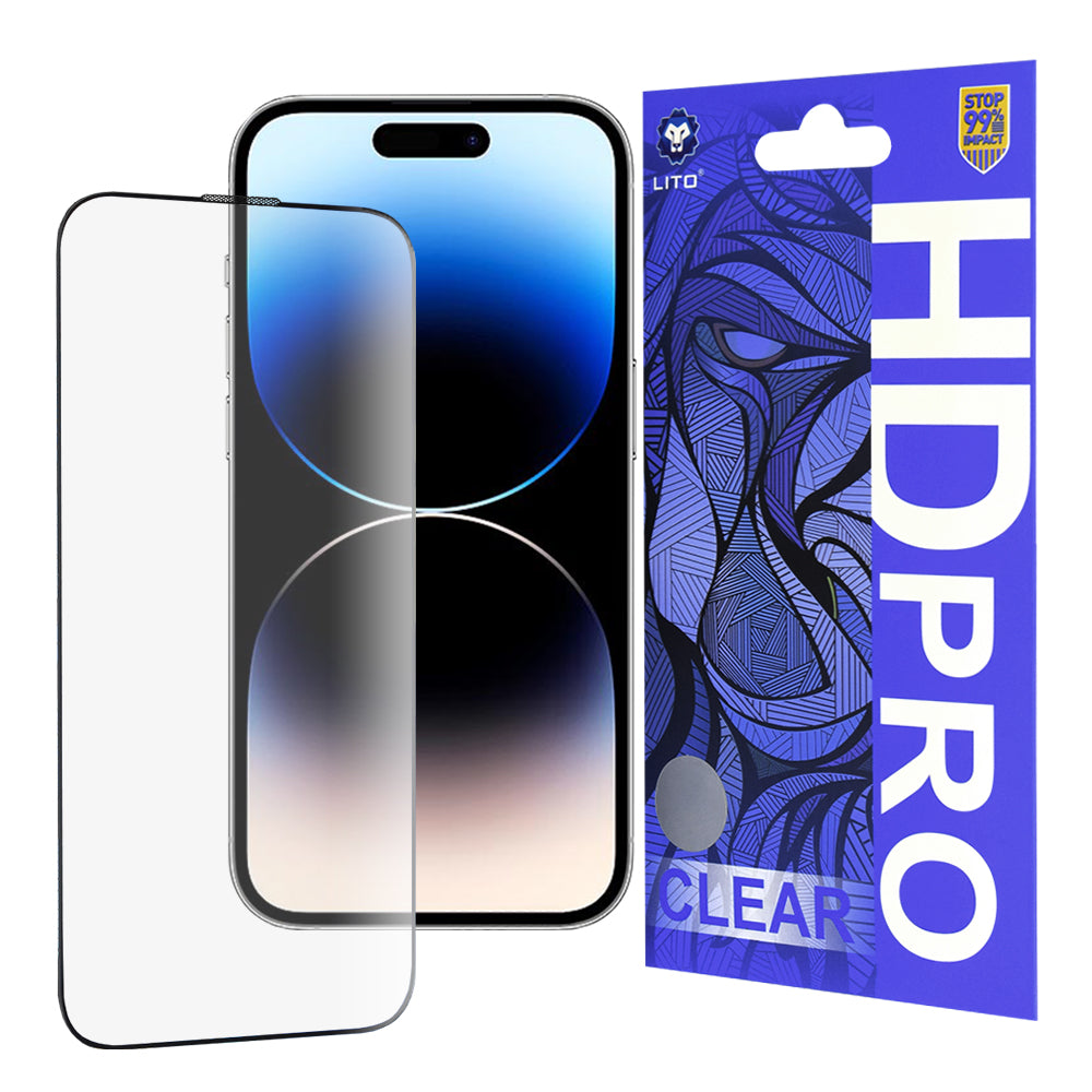 Lito - HD Pro Clear - iPhone 14 Pro - Black
