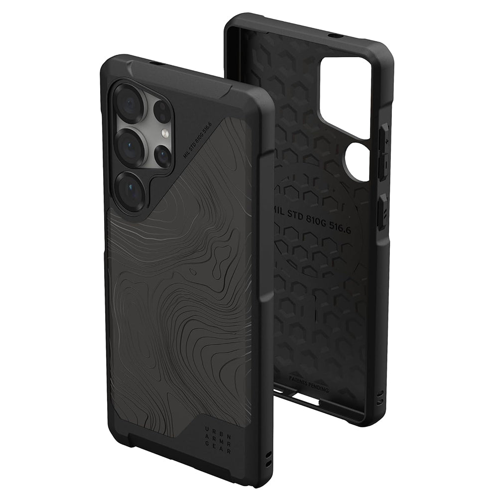 UAG - Metropolis LT MagSafe - Samsung Galaxy S25 Ultra - Topography Black