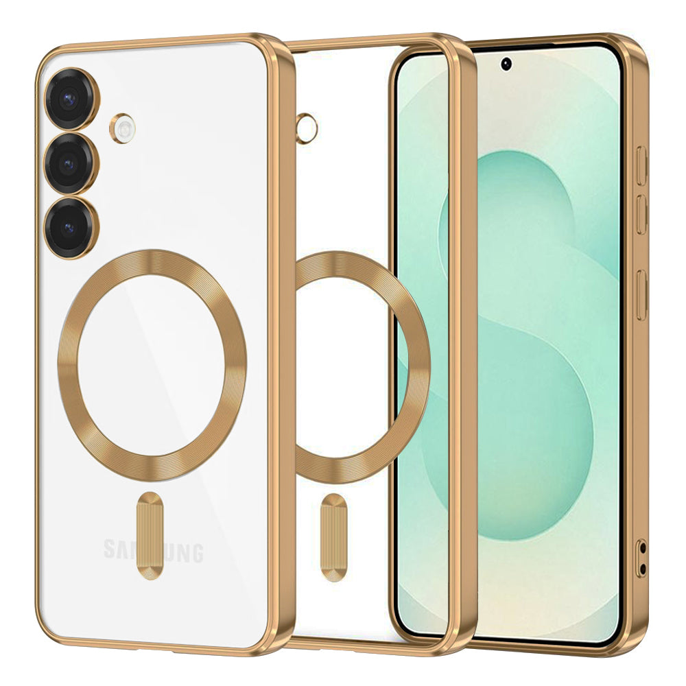 Techsuit - Luxury Crystal MagSafe - Samsung Galaxy S25 Plus - Gold