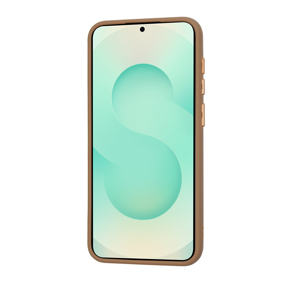 Techsuit - HaloFrost MagSafe Series - Galaxy S25 Plus - Sandstone Brown