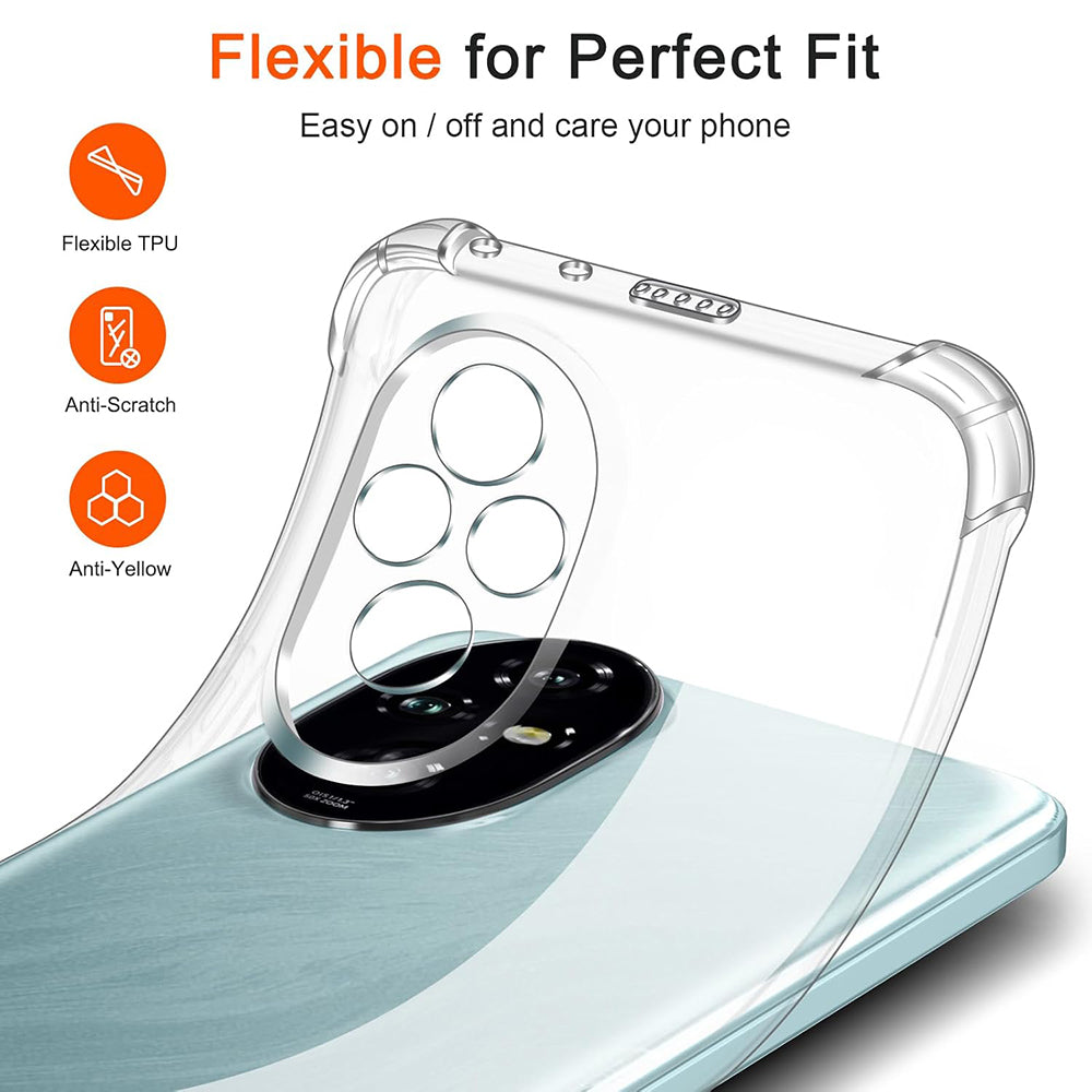 Techsuit - Shockproof Clear Silicone - Honor 200 - Clear