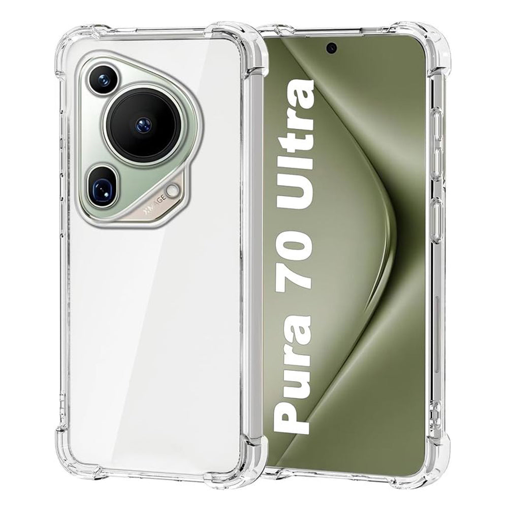 Techsuit - Shockproof Clear Silicone - Huawei Pura 70 Ultra - Clear
