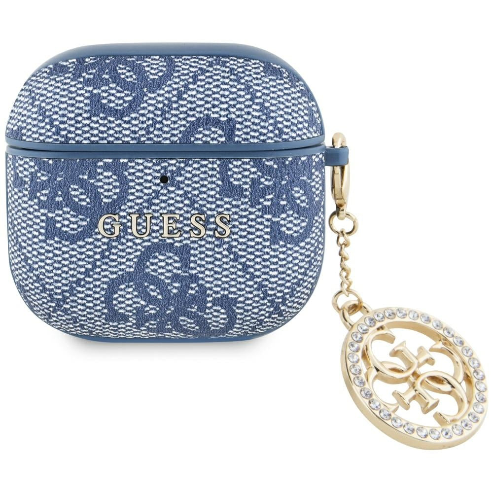 Guess - 4G Strass Charm Collection (GUA4P4E4CDB) - Apple AirPods 4 - Blue