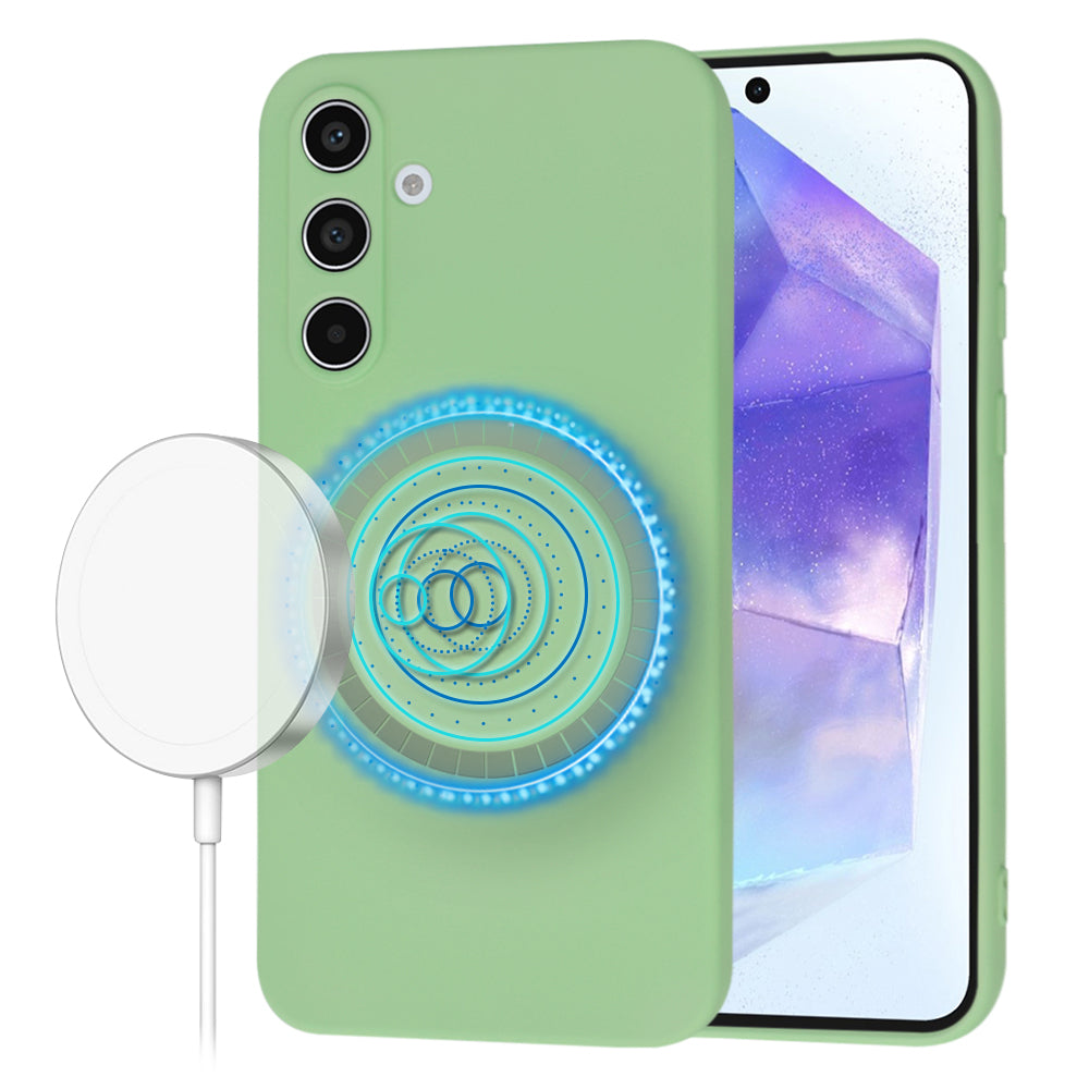 Techsuit - SoftFlex MagSafe - Samsung Galaxy A55 5G - Mint Green