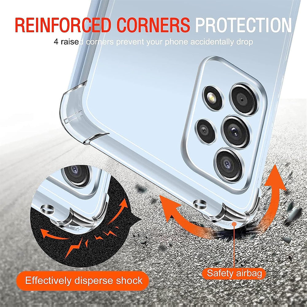 Techsuit - Shockproof Clear Silicone - Xiaomi Poco C40 - Clear