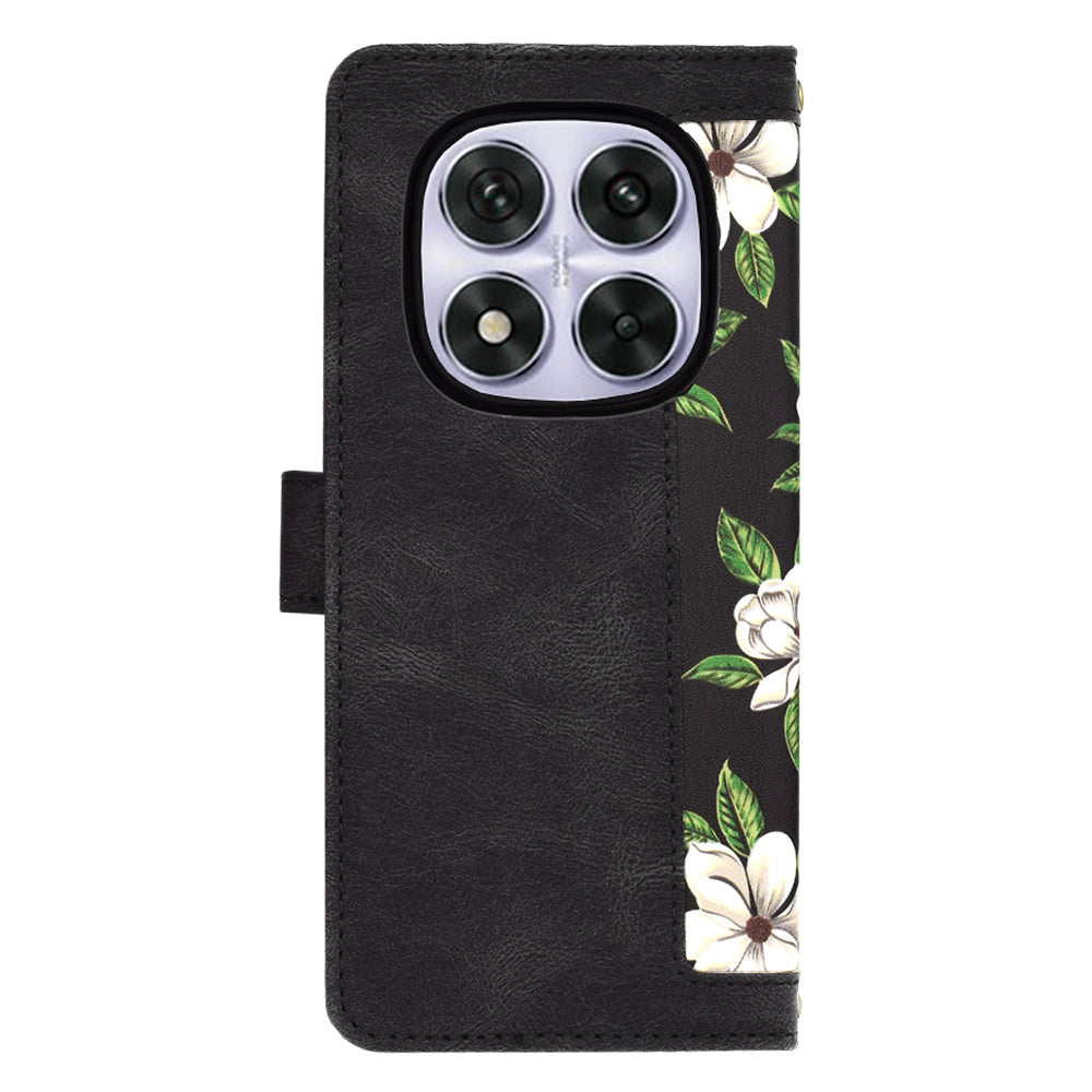 Techsuit - FlipCraft - Xiaomi Redmi Note 14 Pro 5G / Poco X7 - Flowers of the Dawn